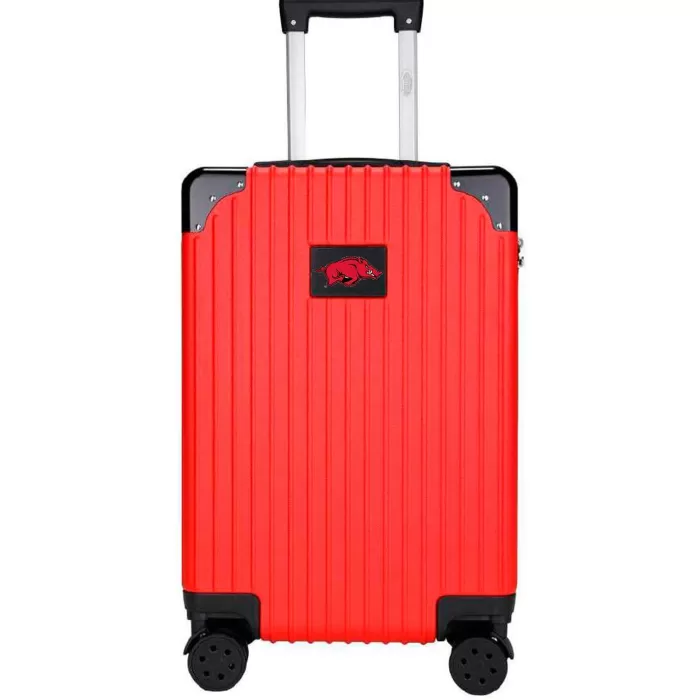 Silk & Salt MOJO Red Arkansas backs Premium 21'' Carry-On Hardcase Luggage