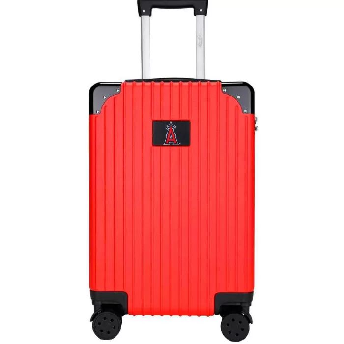 Silk & Salt MOJO Red Los Angeles Angels Premium 21'' Carry-On Hardcase Luggage