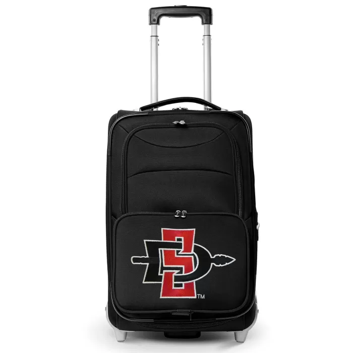 Silk & Salt MOJO San Diego State Aztecs 21 Softside Rolling Carry-On Suitcase