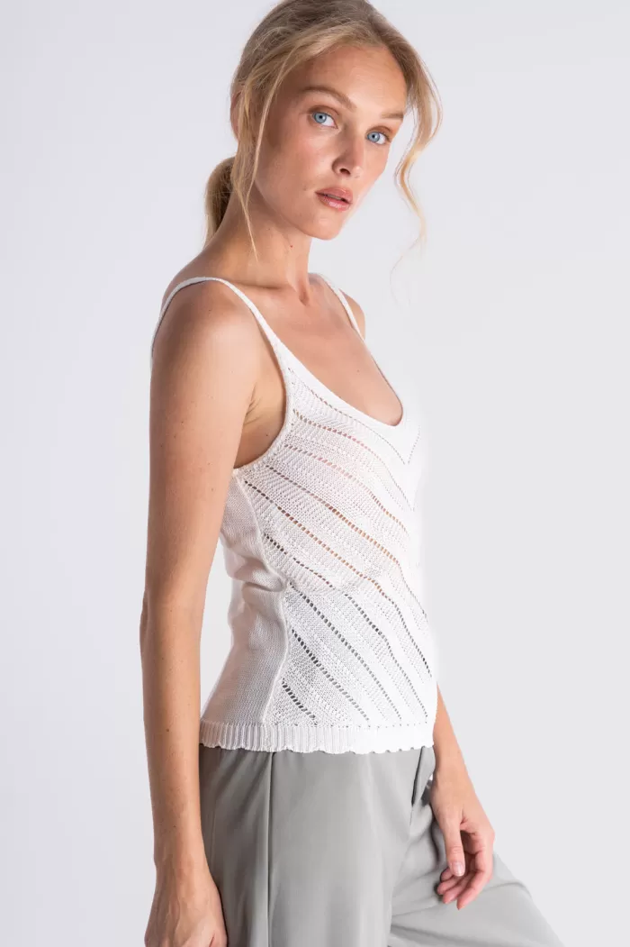 Silk & Salt mykonos crochet top