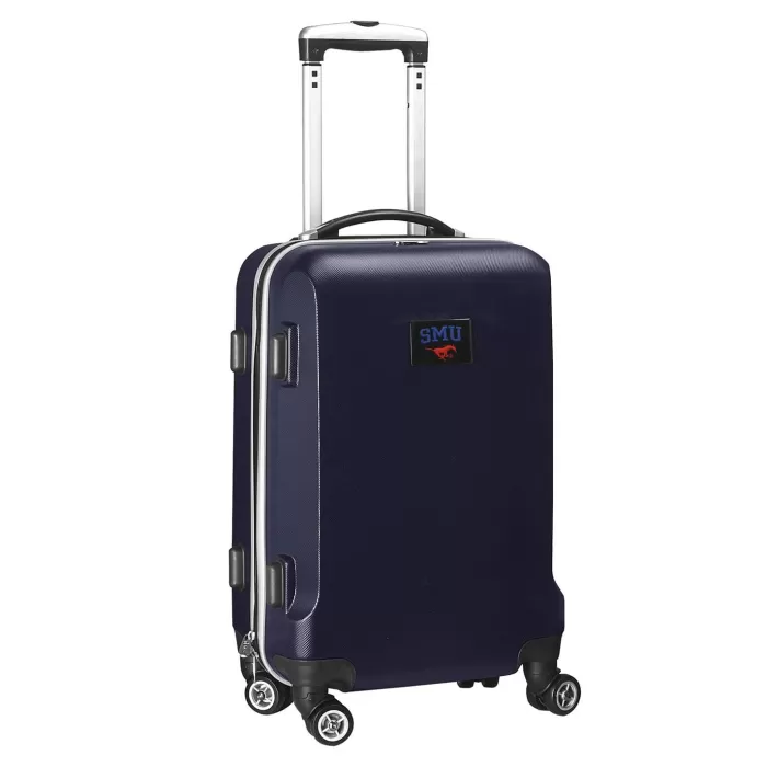 Silk & Salt Navy SMU Mustangs 21 8-Wheel Hardcase Spinner Carry-On