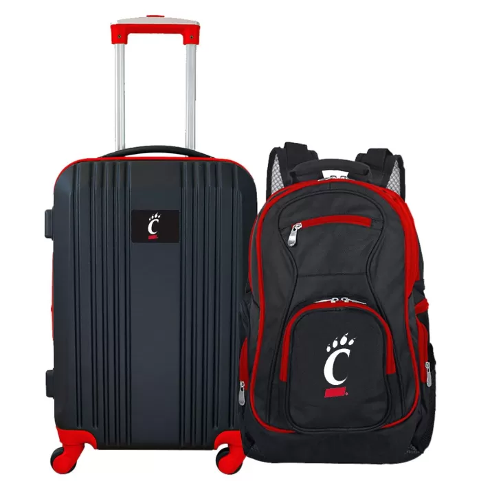 Silk & Salt NCAA Cincinnati Bearcats 2-Piece Luggaand Backpack Set