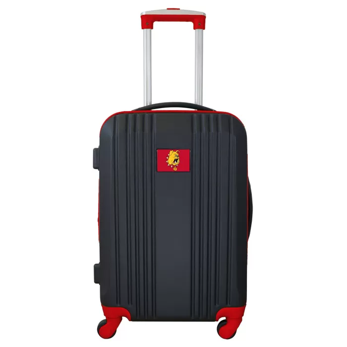 Silk & Salt NCAA Ferris State Bulldogs 21 in. Carry-on Hardcase Two-Tone Spinner