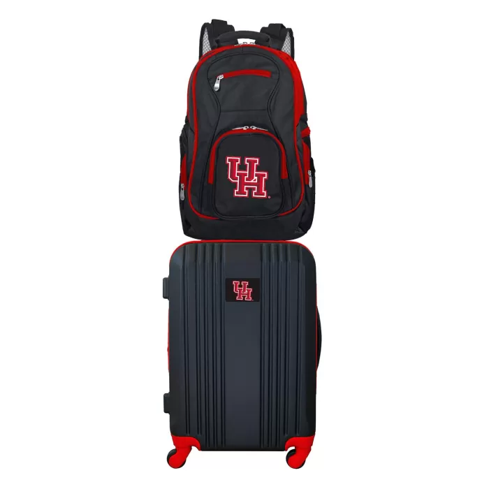 Silk & Salt NCAA Houston Cougars 2-Piece Luggaand Backpack Set