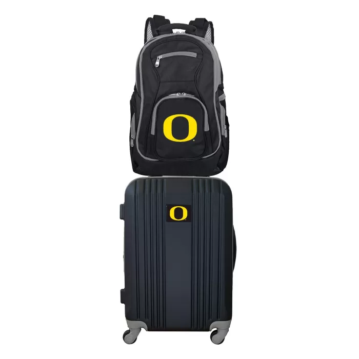 Silk & Salt NCAA Oregon Ducks 2-Piece Luggaand Backpack Set