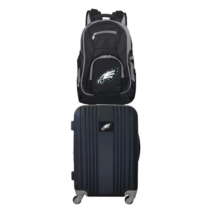 Silk & Salt NFL Philadelphia Eagles 2-Piece Luggaand Backpack Set