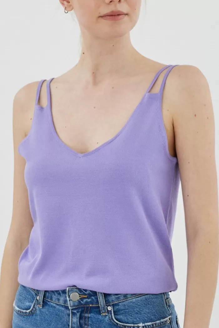 Silk & Salt palermo top - lavender