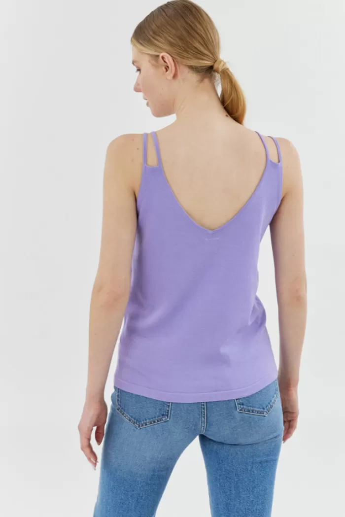 Silk & Salt palermo top - lavender