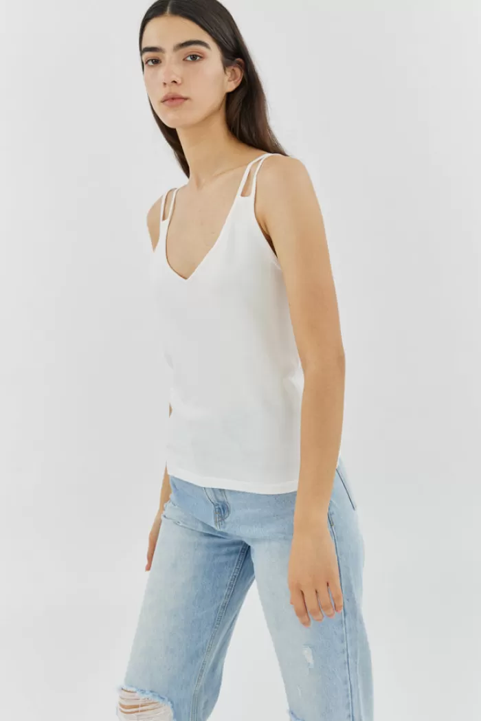 Silk & Salt palermo top - white