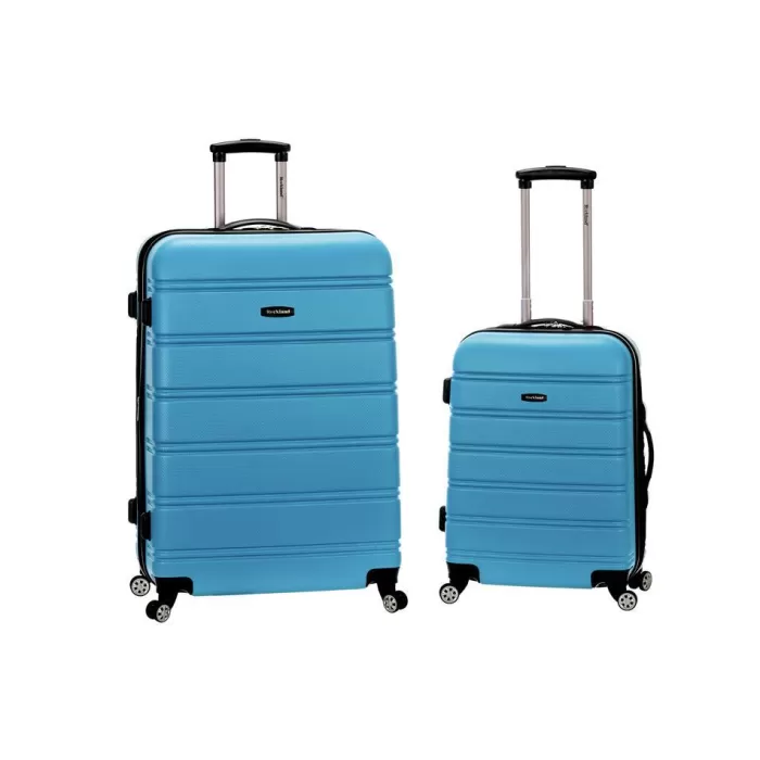 Silk & Salt 20 28 2Pc Expandable Abs Spinner Set Turquoise