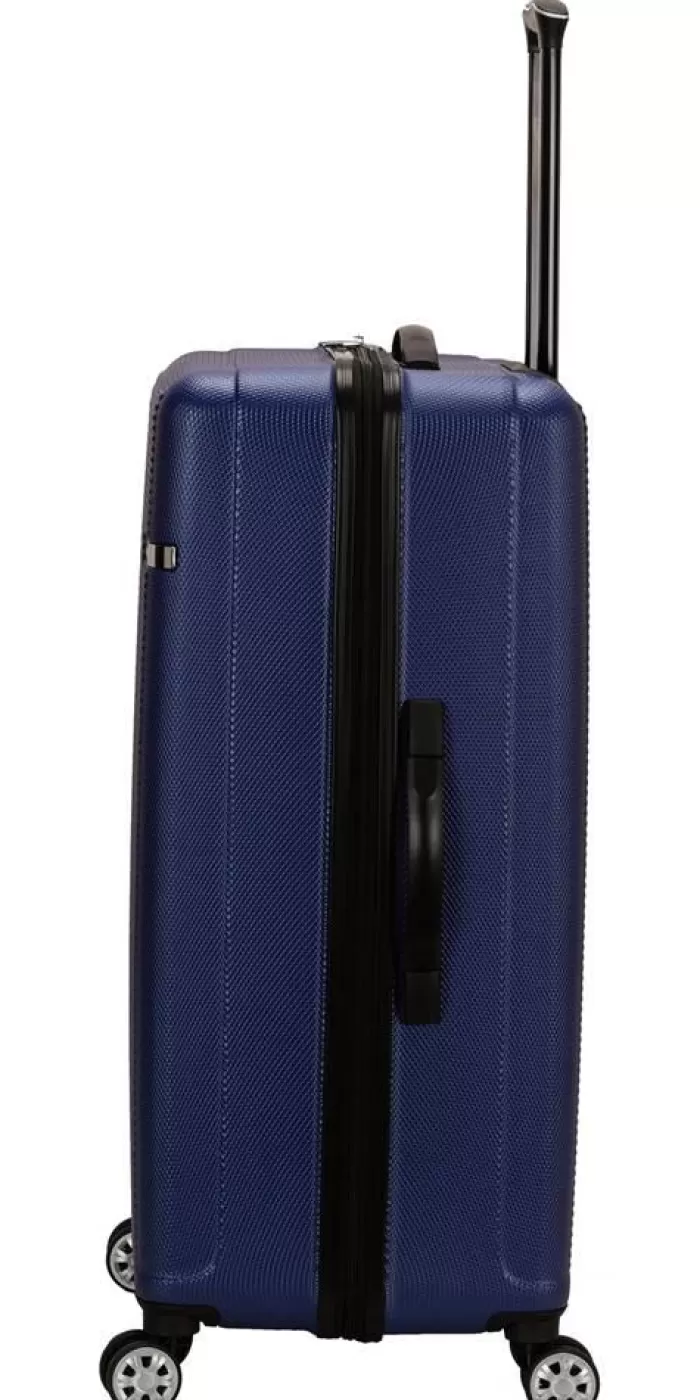 Silk & Salt 3-Pc Skyline Abs Non-Expandable LuggaSet in Blue