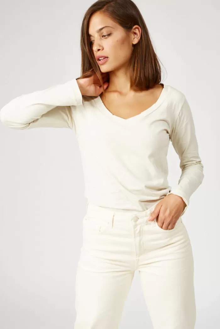 Silk & Salt perfect comfy tee - stone