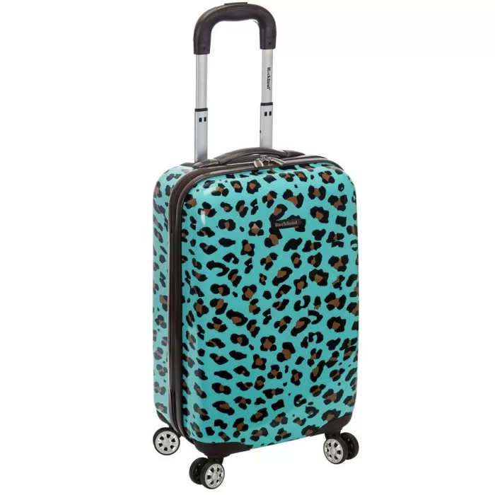 Silk & Salt 20 Polycarbonate Carry On Blueleopard