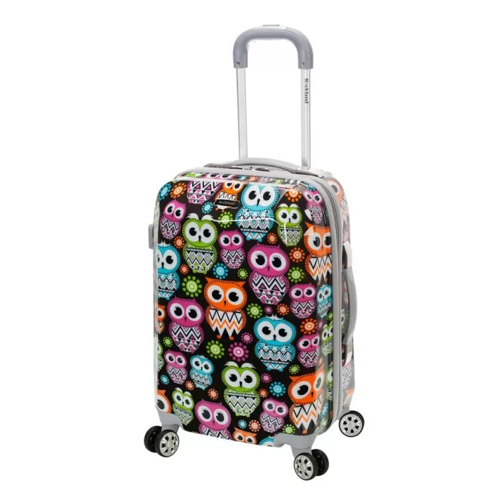 Silk & Salt 20 Polycarbonate Carry On Owl