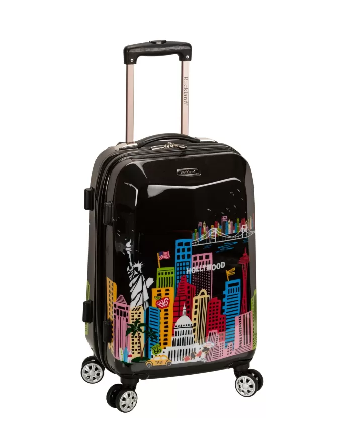 Silk & Salt Rockland Lugga20 Hardside Polycarbonate Carry On F2061