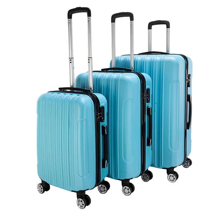 Silk & Salt Saibaiyee 3-in-1 Multifunctional LarCapacity Traveling StoraSuitcase Blue