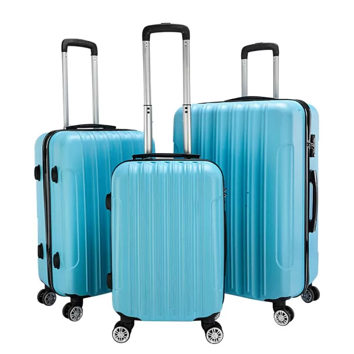 Silk & Salt Saibaiyee 3-in-1 Multifunctional LarCapacity Traveling StoraSuitcase Blue