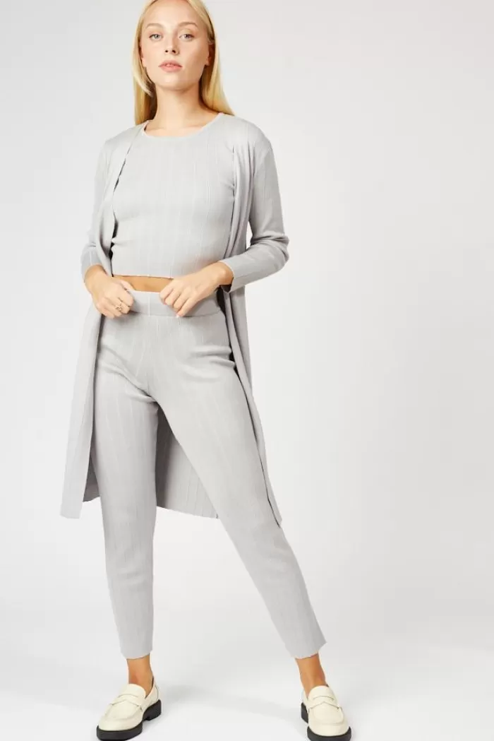 Silk & Salt staycation sweat set - grey