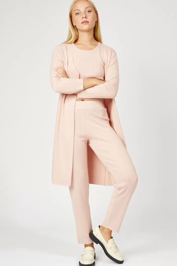 Silk & Salt staycation sweat set - powder pink