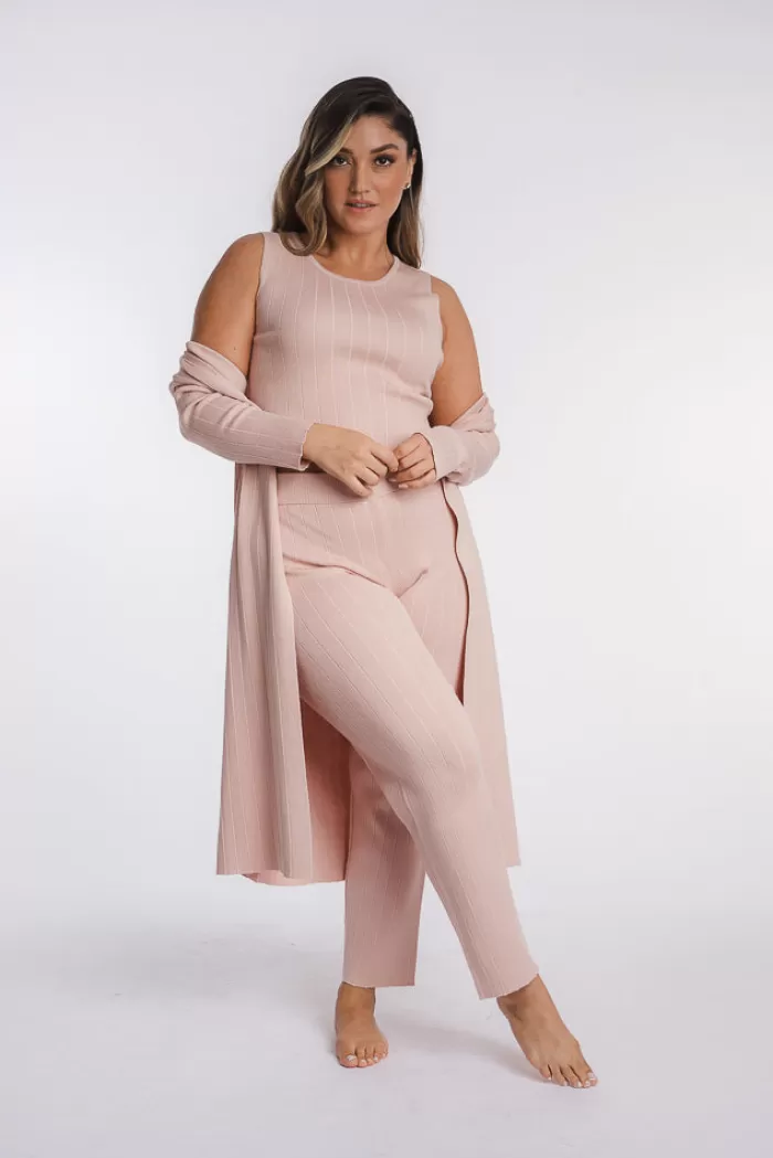 Silk & Salt staycation sweat set - powder pink