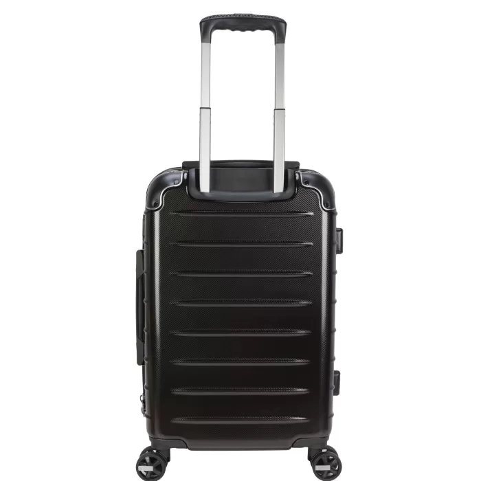 Silk & Salt Swiss Tech 21 Hardside Luggage Black