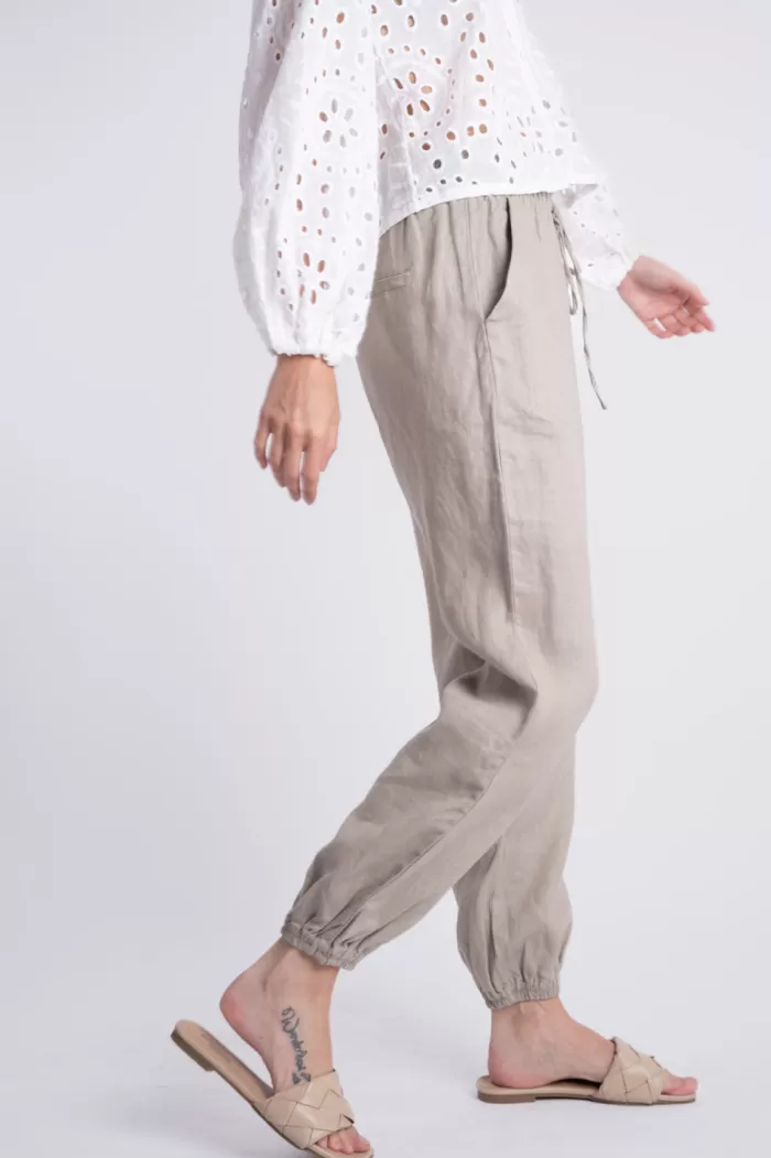 Silk & Salt that easy linen trousers- khaki