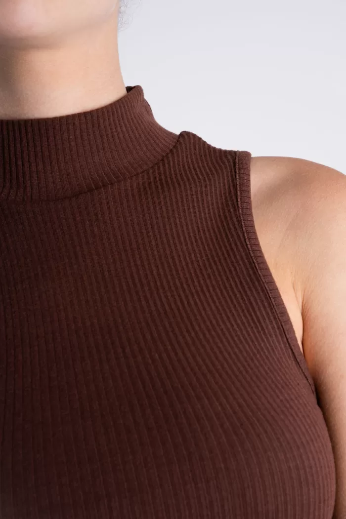 Silk & Salt turtleneck  - brown