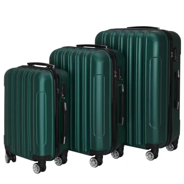 Silk & Salt UBesGoo 3Pcs Hardside Spinner Suitcase Luggawith Wheels