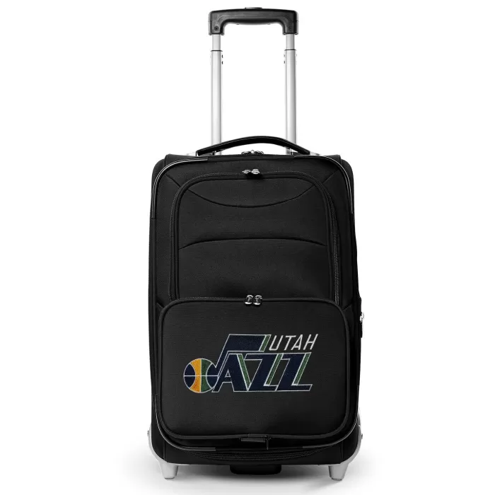 Silk & Salt Utah Jazz 21 Softside Rolling Carry-On Suitcase - Black