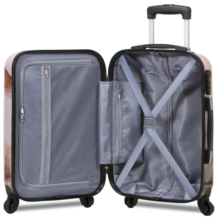 Silk & Salt World Traveler Paris Collection Hardside 3-Piece Spinner LuggaSet