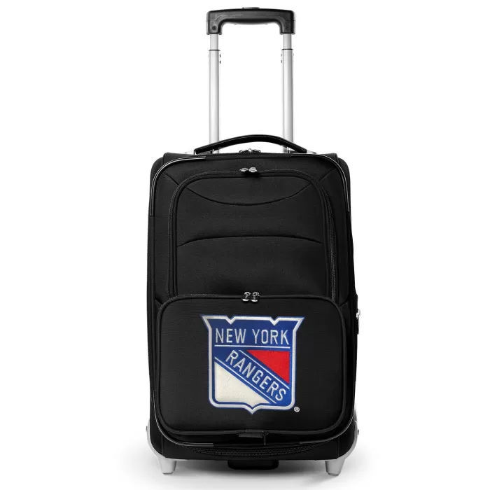 Silk & Salt York Rangers 21 Softside Rolling Carry-On Suitcase - Black