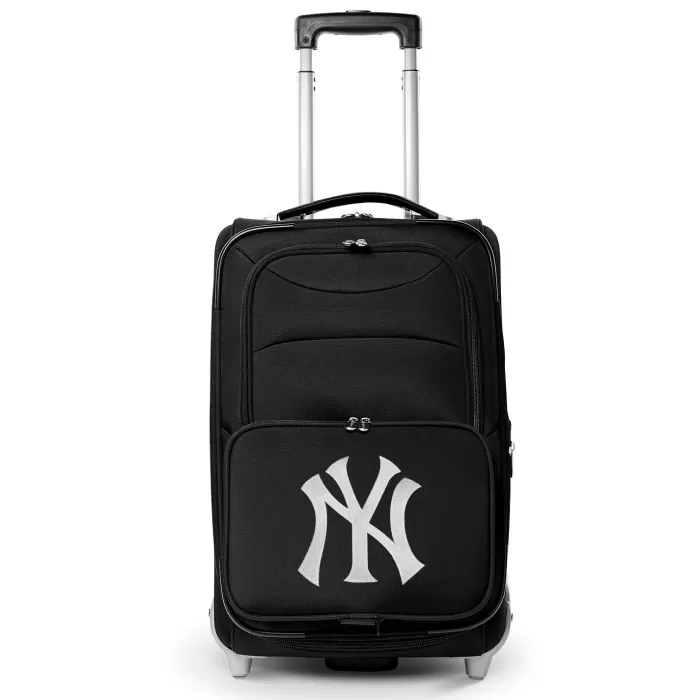 Silk & Salt York Yankees 21 Rolling Carry-On Suitcase