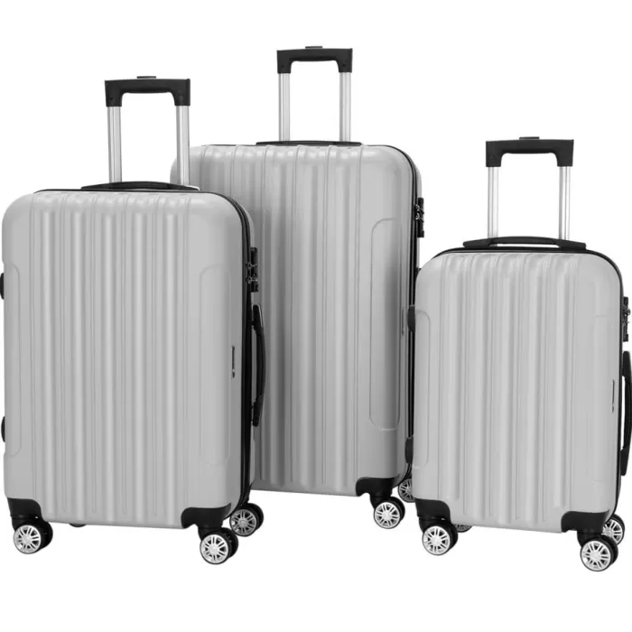 Silk & Salt Zimtown 20/24/28 3 Pcs LuggaHardside Set  ABS Trolley