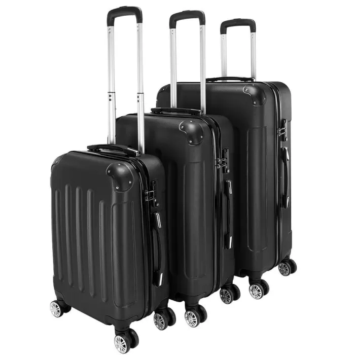 Silk & Salt Zimtown 3Pcs Lightweight Hardside 4-Wheel Spinner LuggaSet